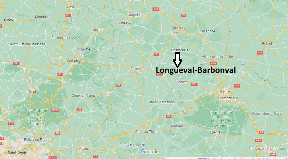 Où se situe Longueval-Barbonval (02160)
