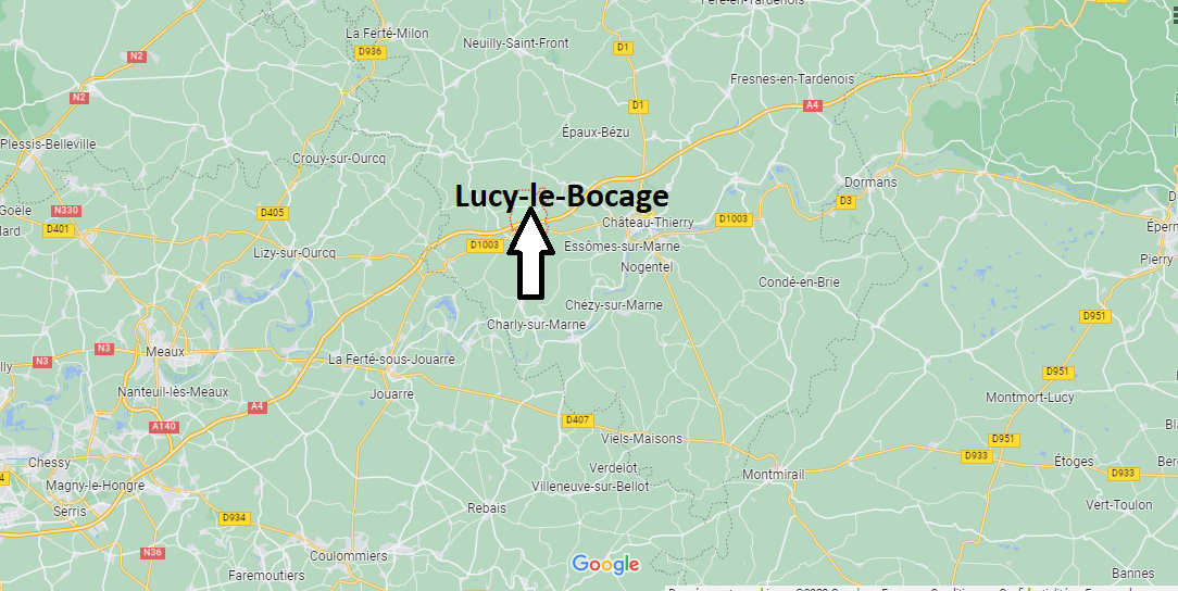 Où se situe Lucy-le-Bocage (02400)
