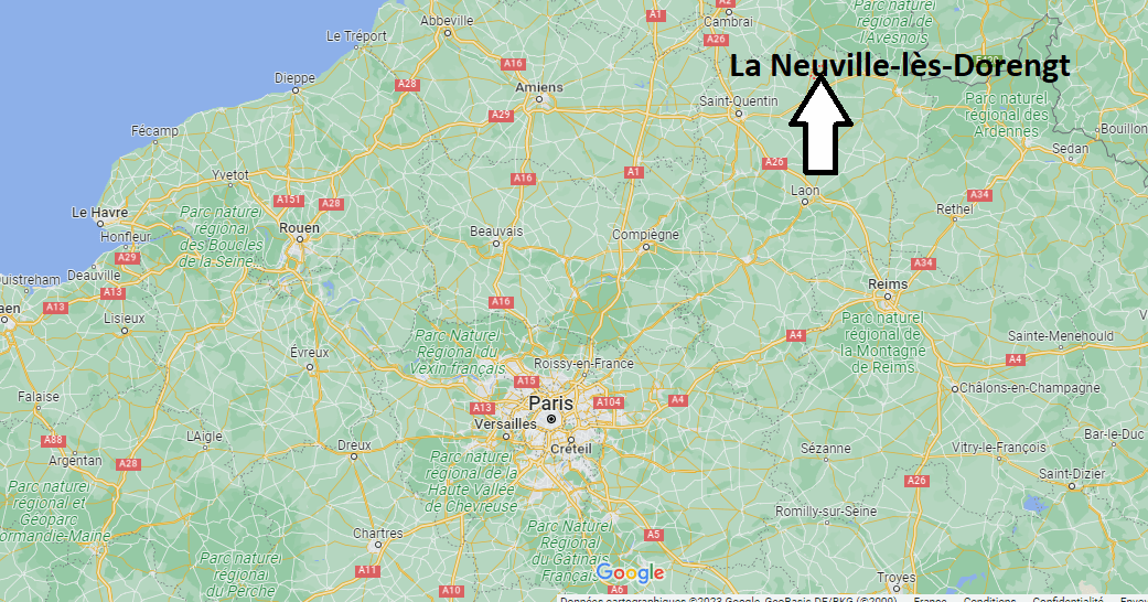 Où se trouve La Neuville-lès-Dorengt