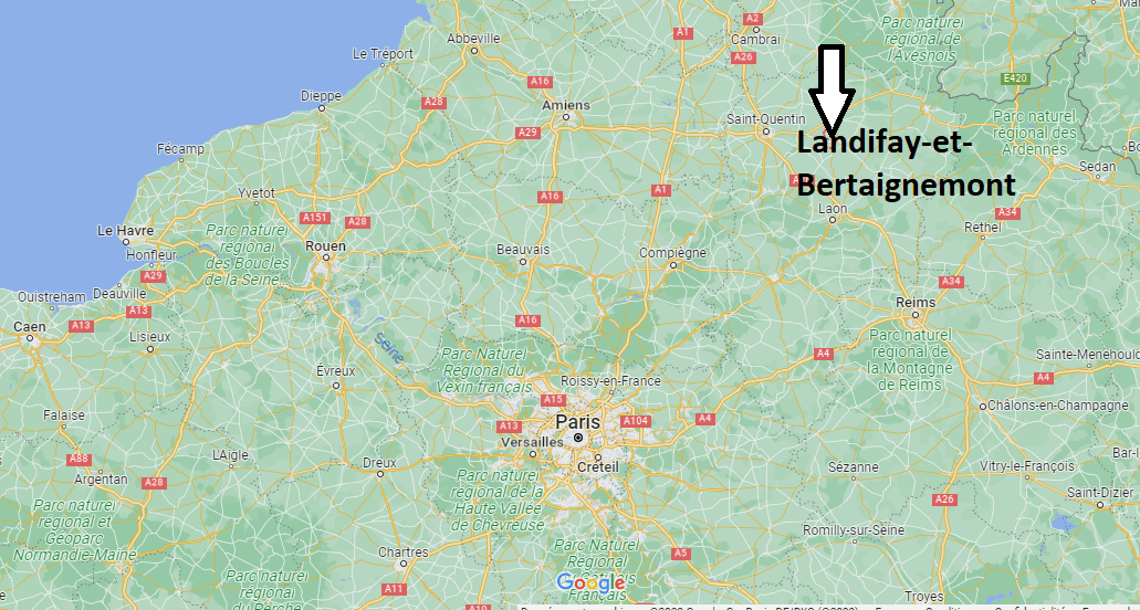 Où se trouve Landifay-et-Bertaignemont