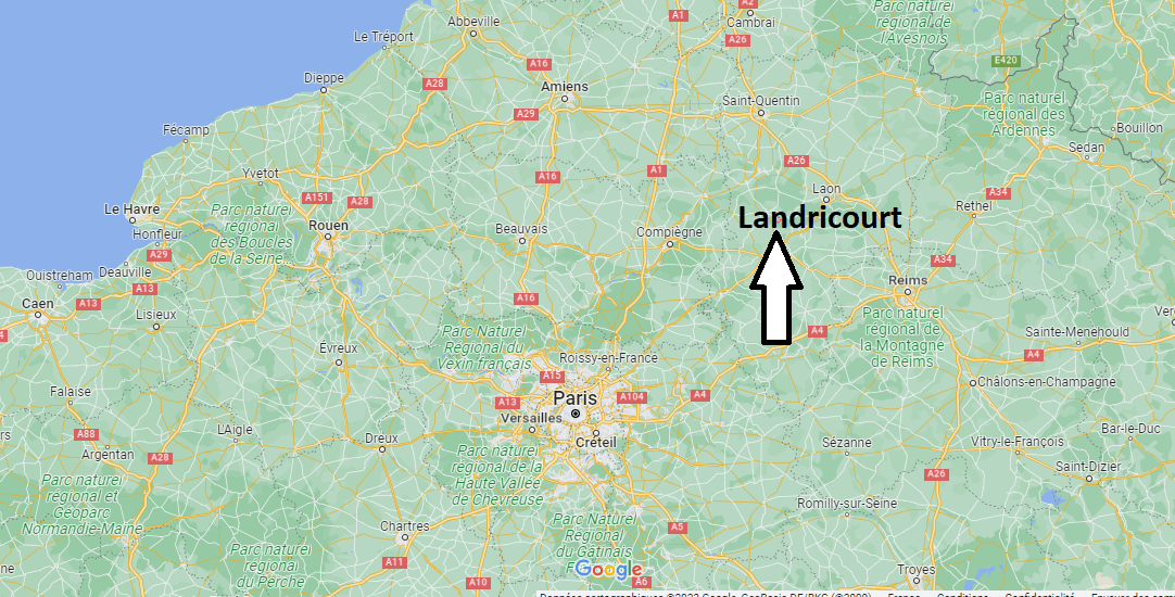 Où se trouve Landricourt