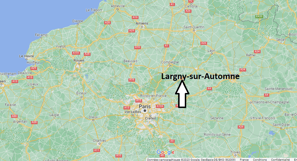 Où se trouve Largny-sur-Automne