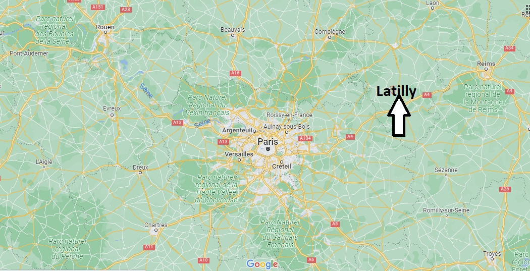 Où se trouve Latilly