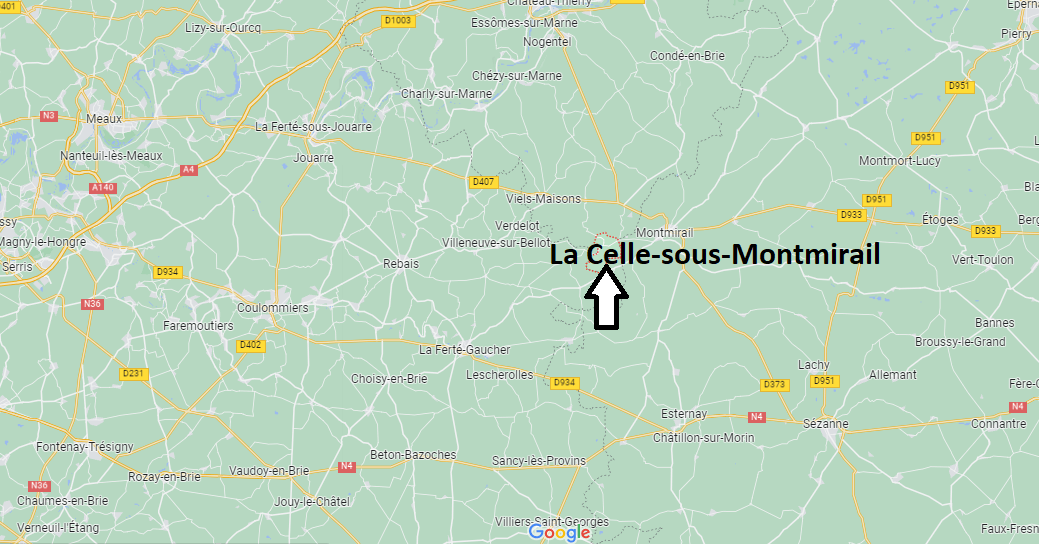 Où se situe La Celle-sous-Montmirail (02540)