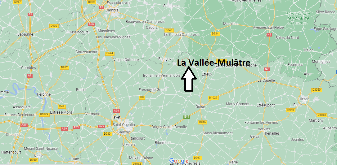 Où se situe La Vallée-Mulâtre (02110)