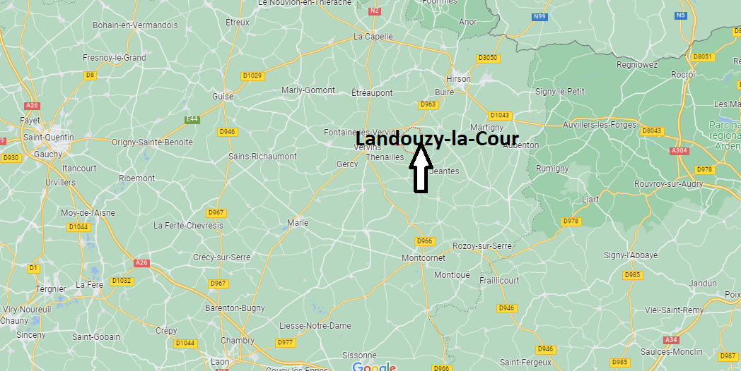 Où se situe Landouzy-la-Cour (02140)