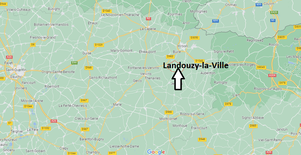 Où se situe Landouzy-la-Ville (02140)