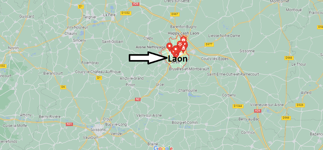 Où se situe Laon (02000)