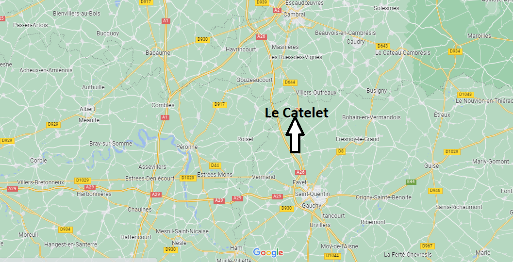 Où se situe Le Catelet (02420)