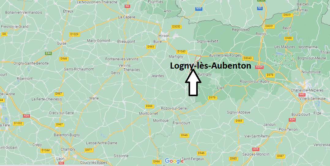 Où se situe Logny-lès-Aubenton (02500)