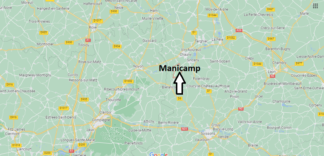 Où se situe Manicamp (02300)