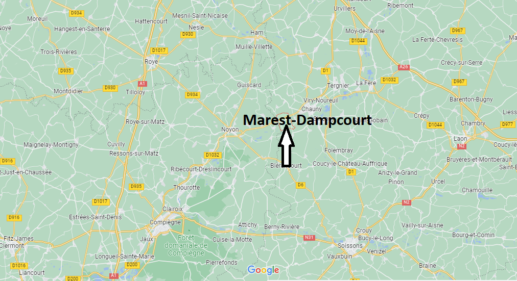 Où se situe Marest-Dampcourt (02300)