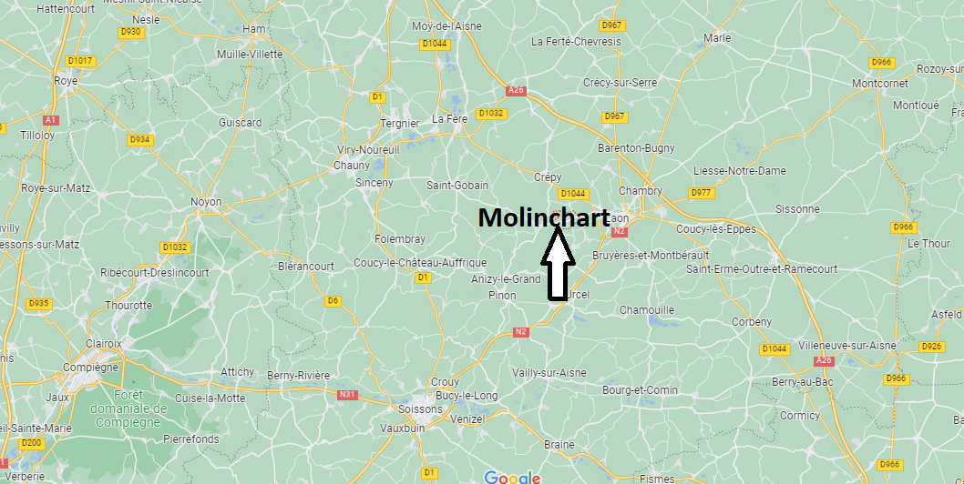 Où se situe Molinchart (02000)