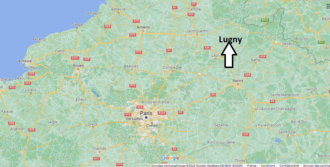 Où se trouve Lugny