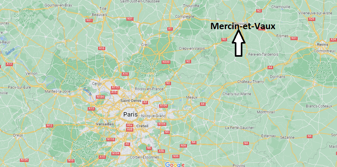 Où se trouve Mercin-et-Vaux