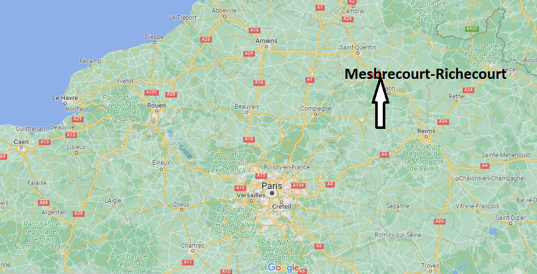 Où se trouve Mesbrecourt-Richecourt