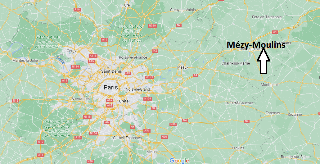 Où se trouve Mézy-Moulins