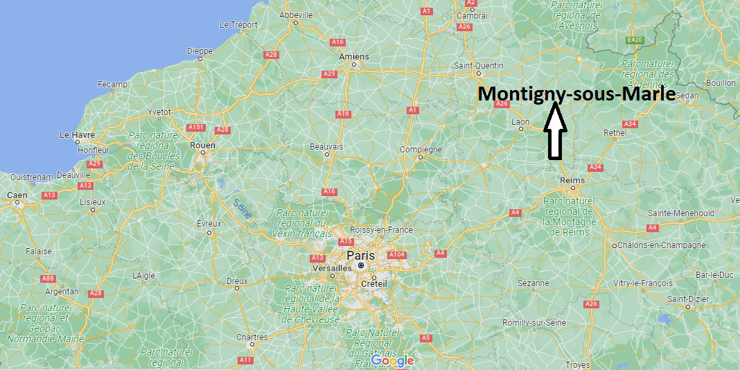 Où se trouve Montigny-sous-Marle