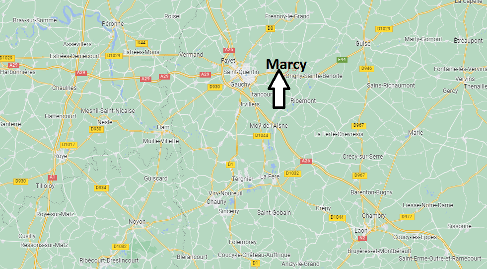 Où se situe Marcy (02720)