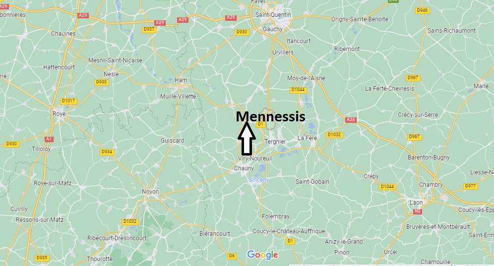 Où se situe Mennessis (02700)