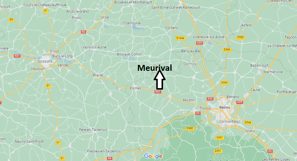 Où se situe Meurival (02160)