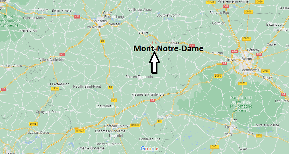 Où se situe Mont-Notre-Dame (02220)