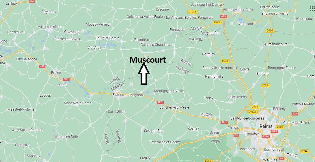 Où se situe Muscourt (02160)