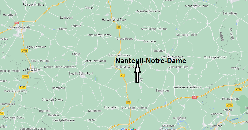Où se situe Nanteuil-Notre-Dame (02210)