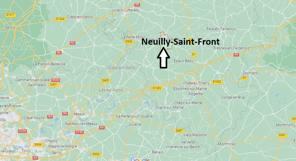 Où se situe Neuilly-Saint-Front (02470)