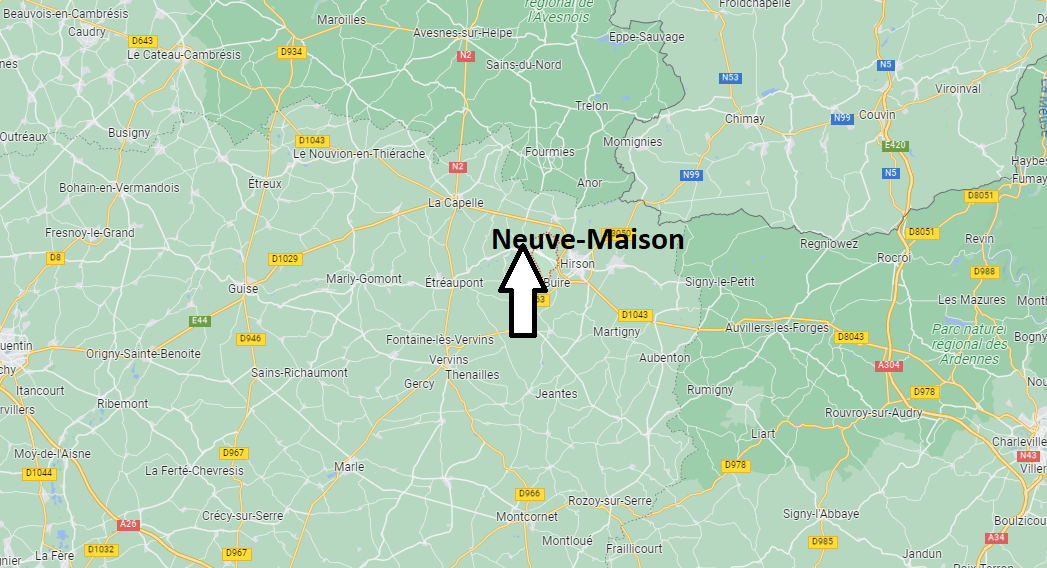 Où se situe Neuve-Maison (02500)