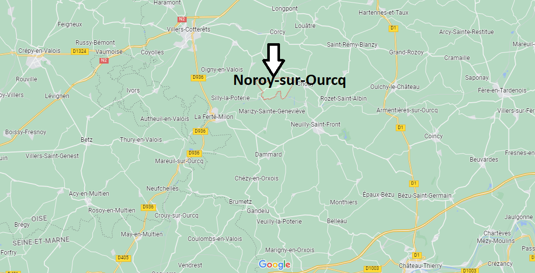 Où se situe Noroy-sur-Ourcq (02600)