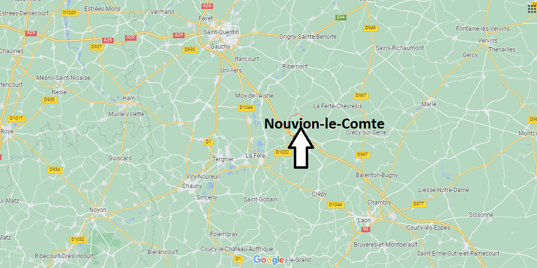 Où se situe Nouvion-le-Comte (02800)