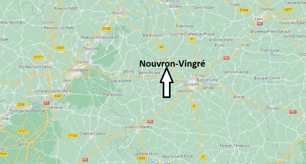 Où se situe Nouvron-Vingré (02290)
