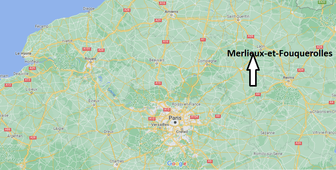 Où se trouve Merlieux-et-Fouquerolles