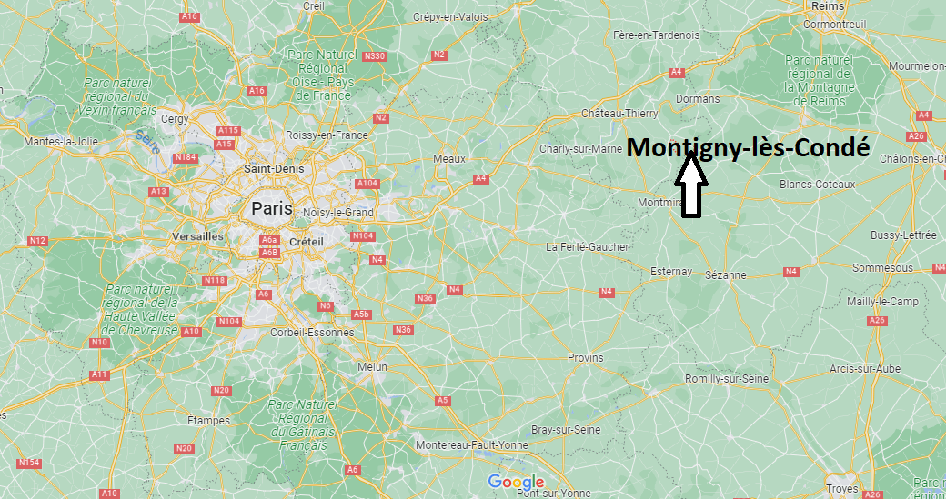 Où se trouve Montigny-lès-Condé