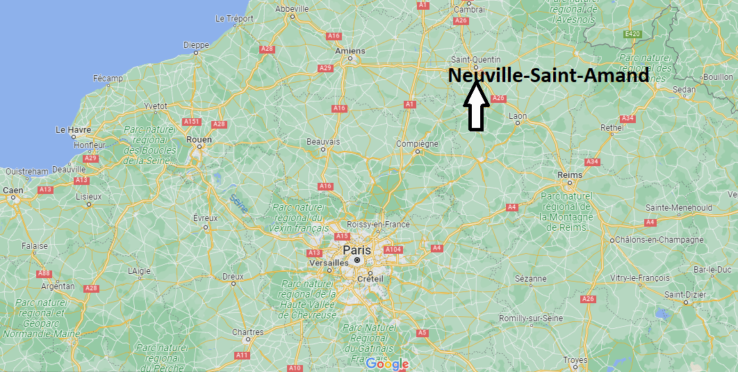 Où se trouve Neuville-Saint-Amand