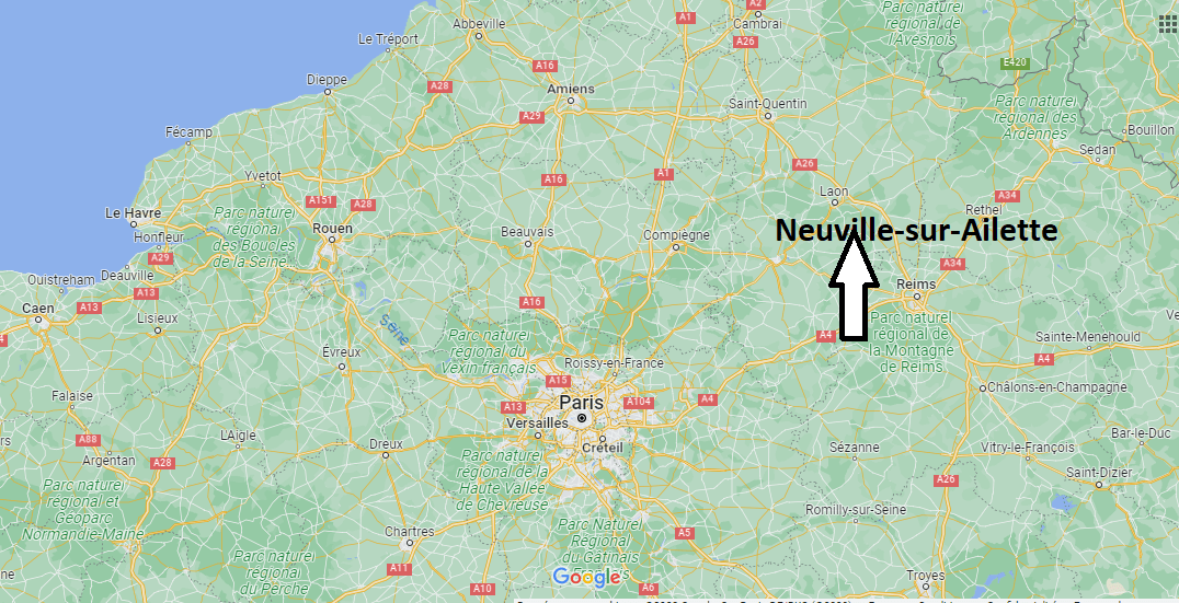 Où se trouve Neuville-sur-Ailette