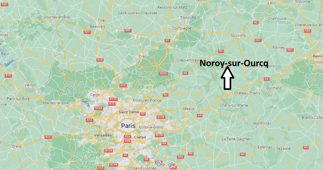 Où se trouve Noroy-sur-Ourcq