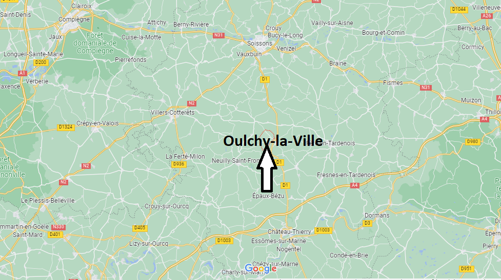 Où se situe Oulchy-la-Ville (02210)