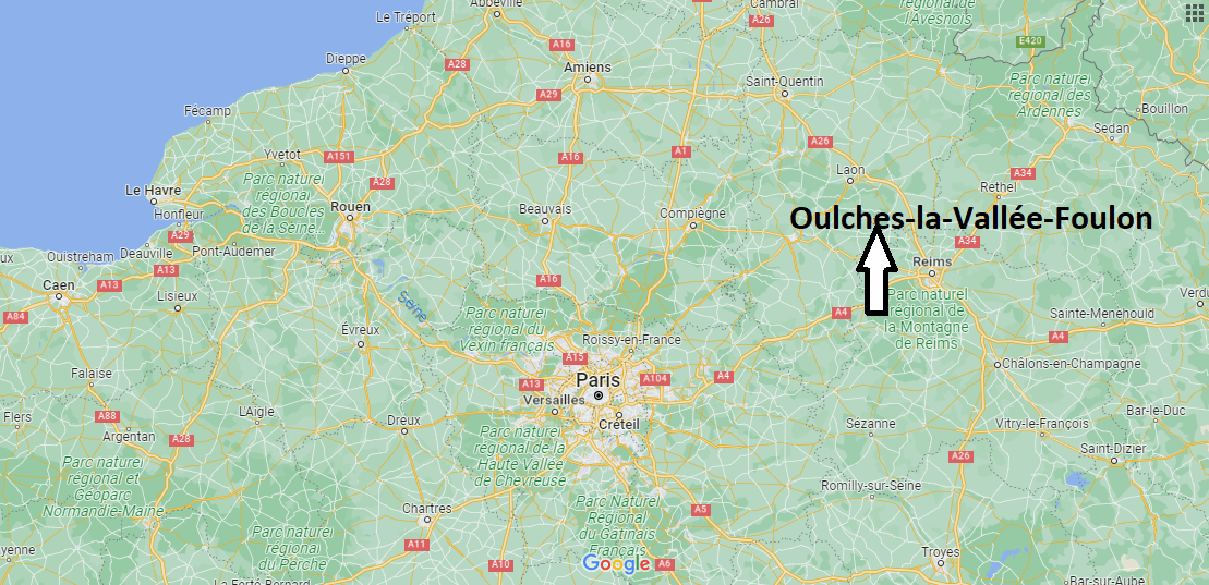 Où se trouve Oulches-la-Vallée-Foulon