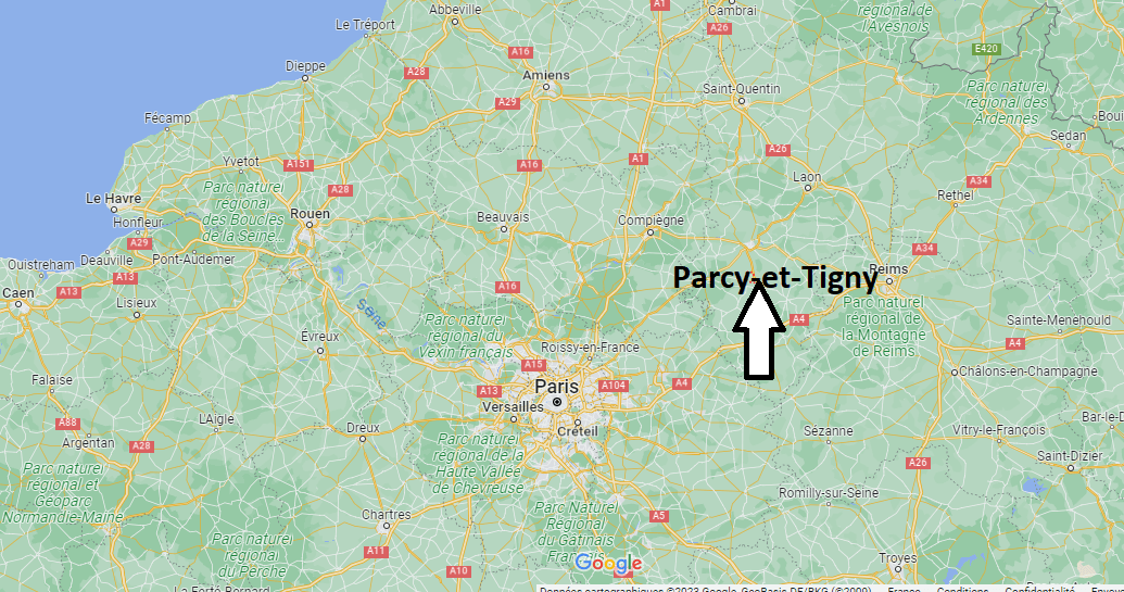 Où se trouve Parcy-et-Tigny
