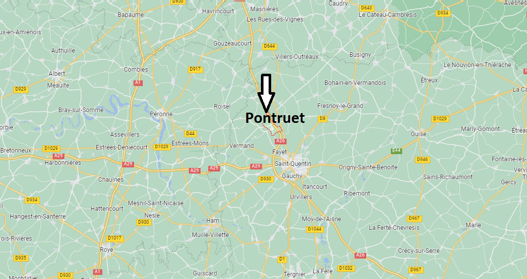 Où se situe Pontruet (02490)