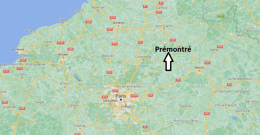 Où se trouve Prémontré
