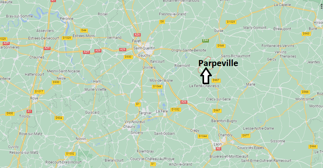 Où se situe Parpeville (02240)