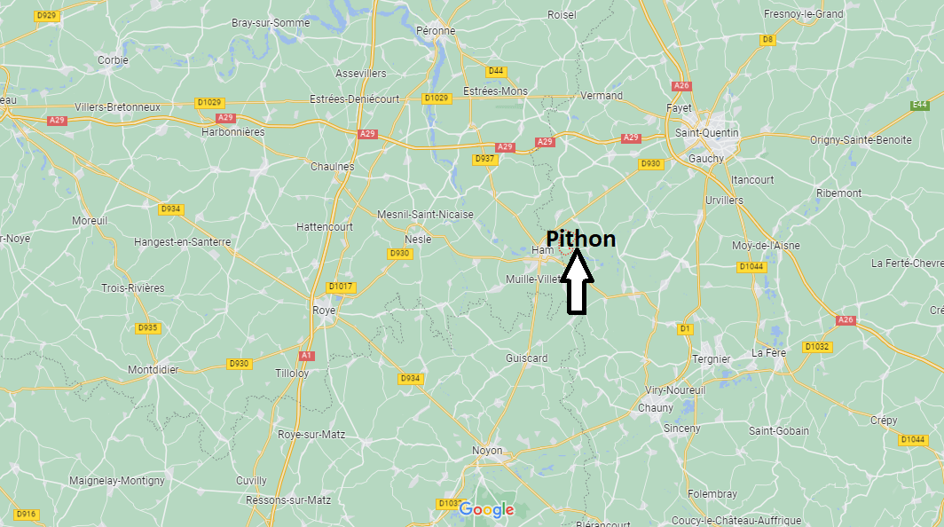 Où se situe Pithon (02480)