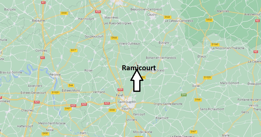 Où se situe Ramicourt (02110)