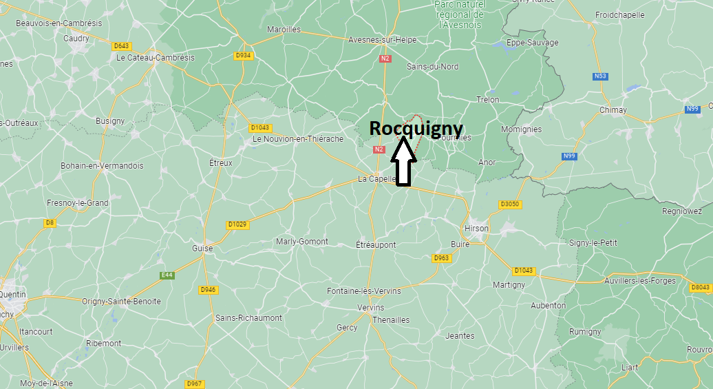 Où se situe Rocquigny (02260)
