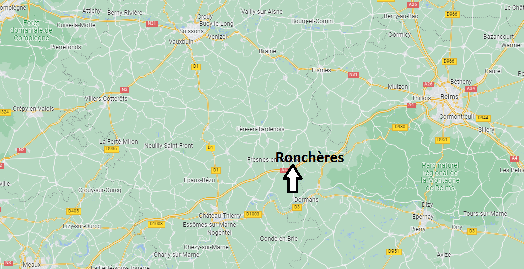 Où se situe Ronchères (02130)