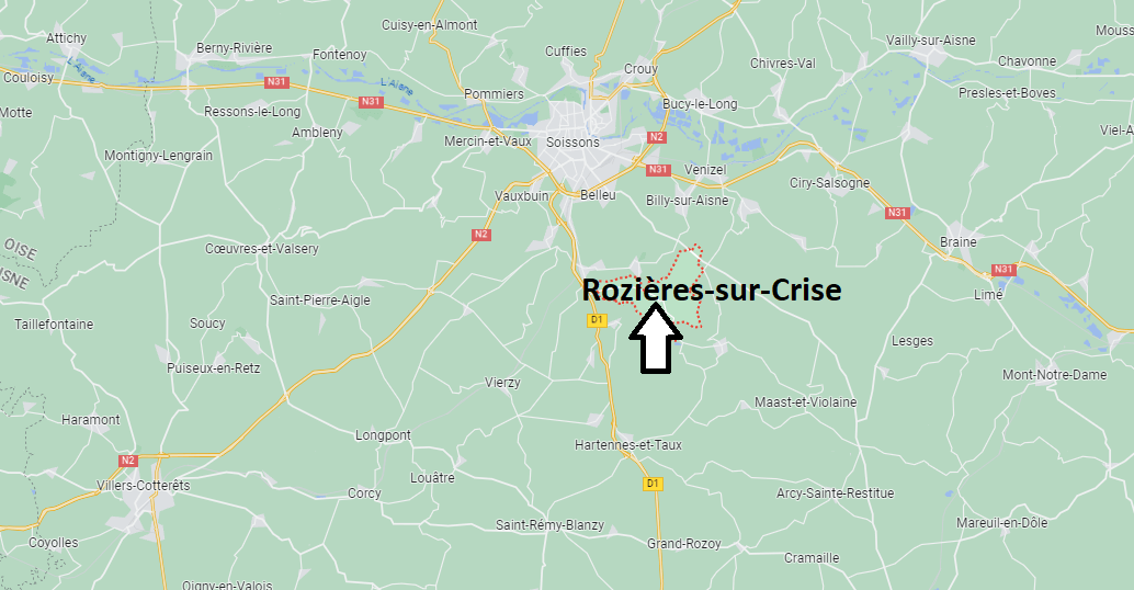 Où se situe Rozières-sur-Crise (02200)