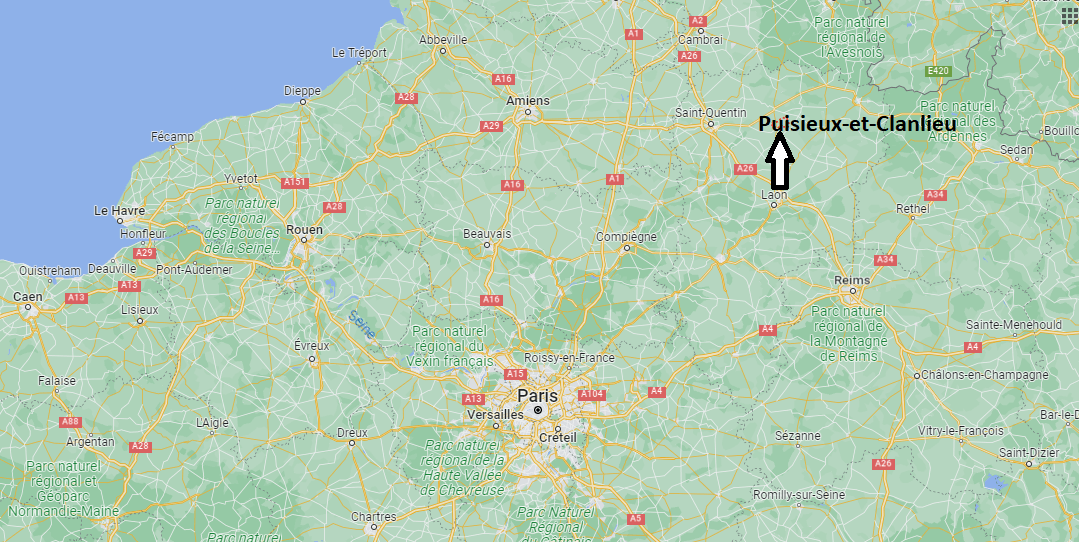 Où se trouve Puisieux-et-Clanlieu